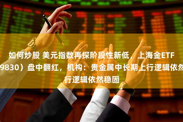 如何炒股 美元指数再探阶段性新低，上海金ETF（159830）盘中翻红，机构：贵金属中长期上行逻辑依然稳固